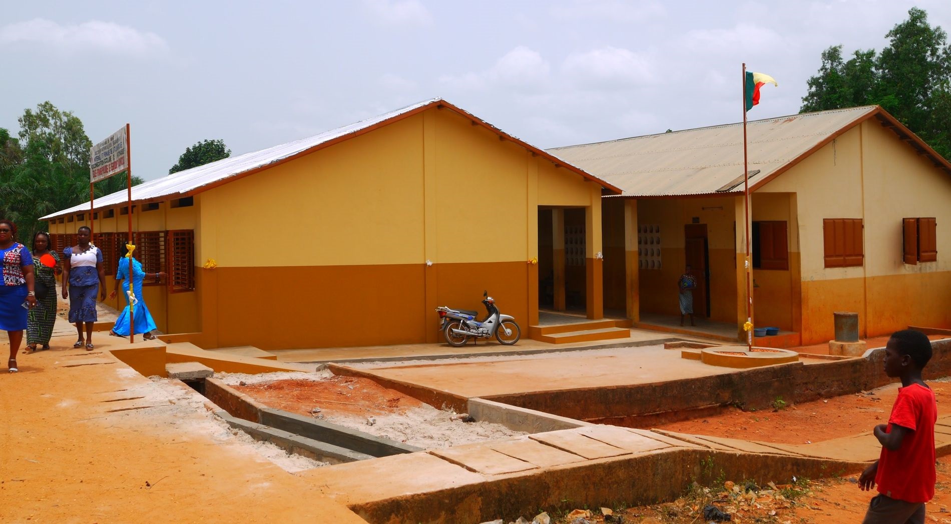 Des bâtiments scolaires au Bénin